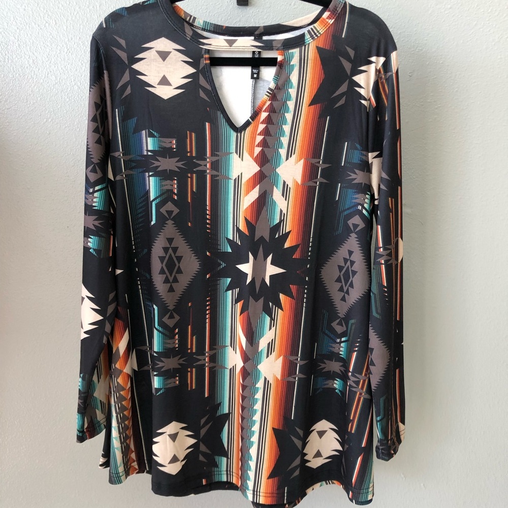 Crazy Train Western chick Top